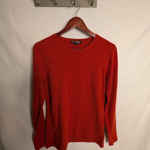 NWT Picadilly Soft Knit Long Sleeve Top – Burnt Orange (Small)